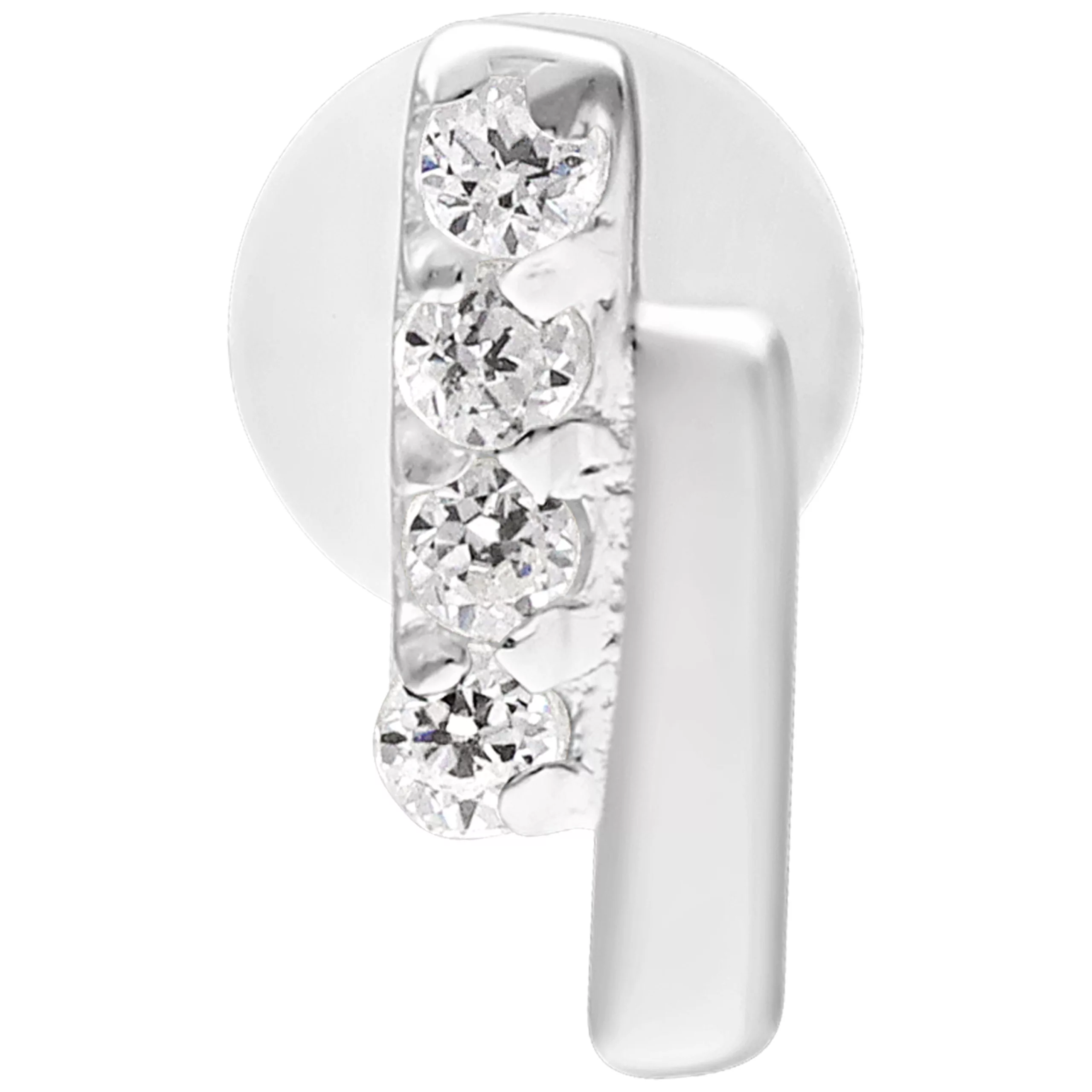 Crystal Flash Push Fit Labret Crystal Flash Push Fit Labret