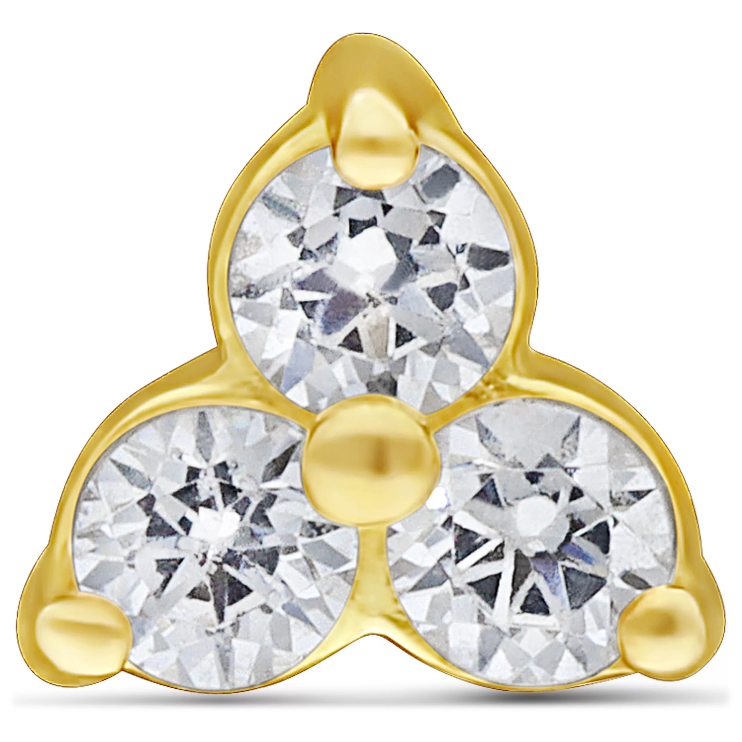 Push Fit Trinity Attachment 14k Push Fit Trinity Attachment 14k