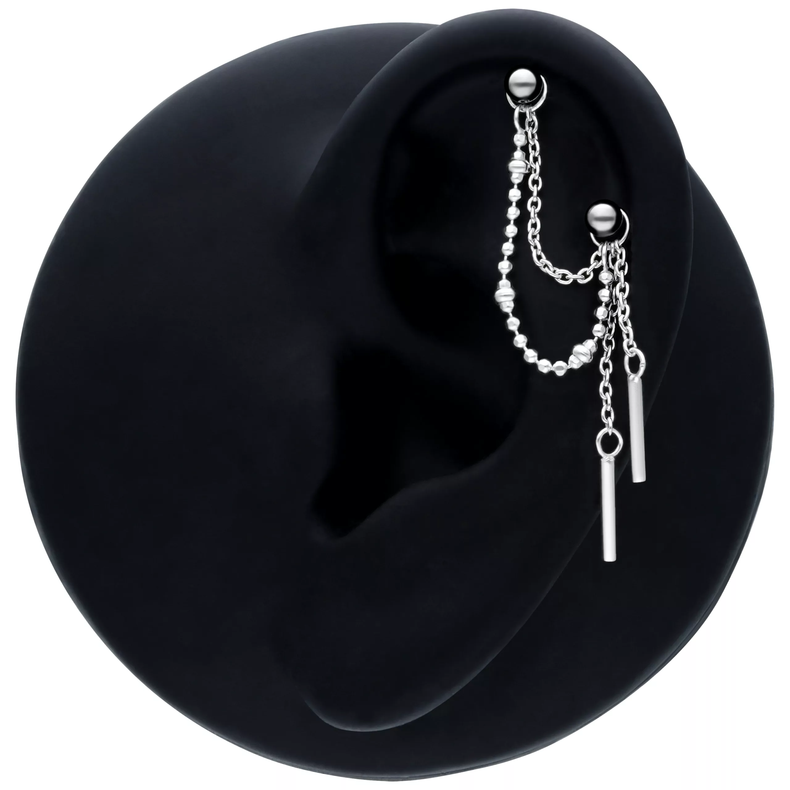 Dangling Piercing Connection Chain Dangling Piercing Connection Chain