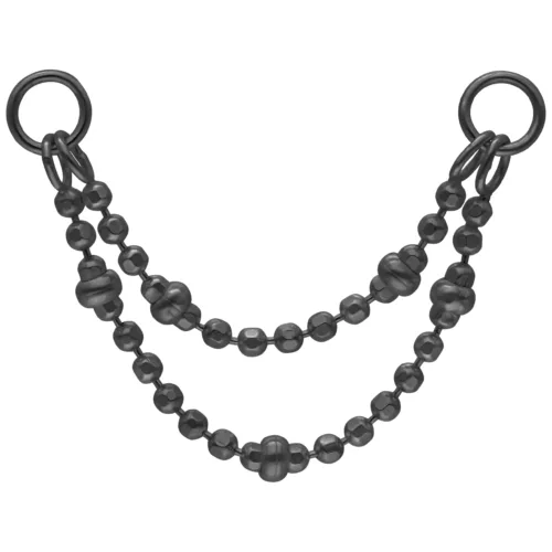 Double Ballchain Piercing Connection Chain