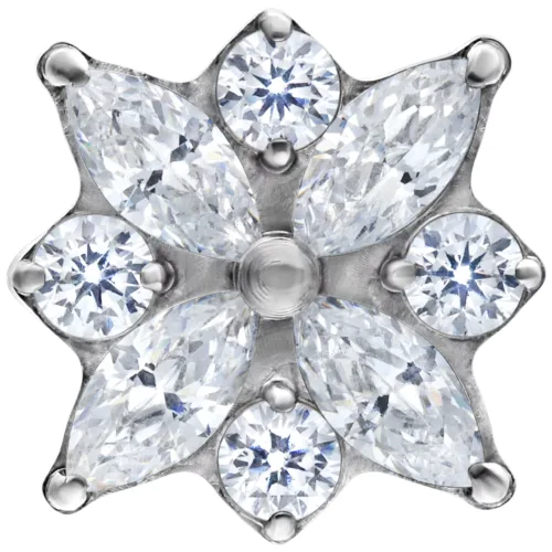 Push Fit Crystal Blossom Attachment