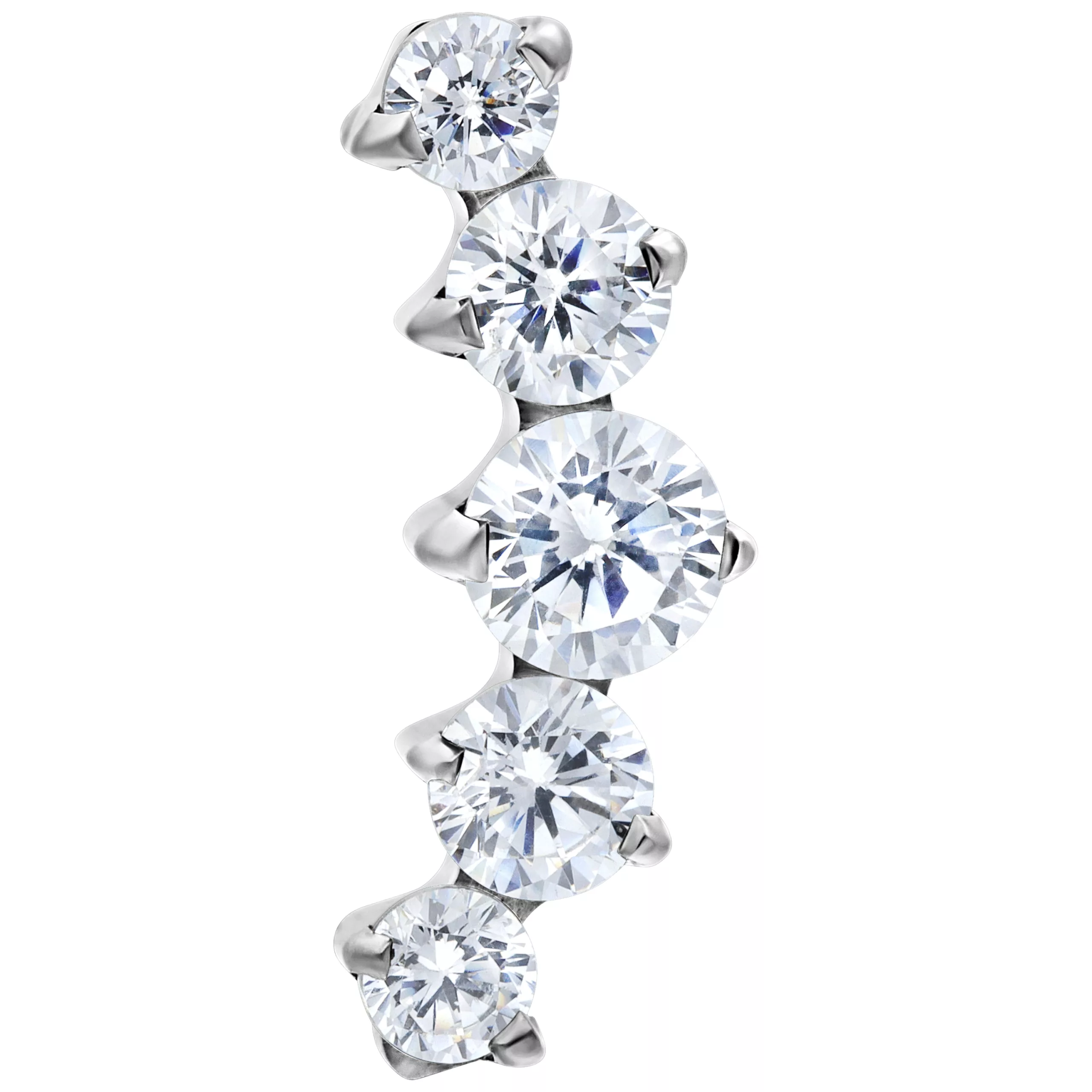 Push Fit Curved 5 Crystal Attachment Push Fit Curved 5 Crystal Attachment