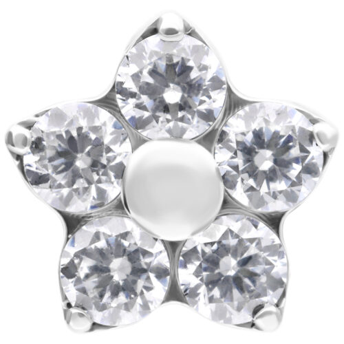 Push Fit Multi Jewelled Flower Attachment