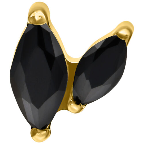 Double Marquise Attachment for Internally Threaded