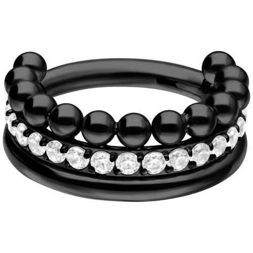 Clicker Triple Bubble Crystal in Titanio