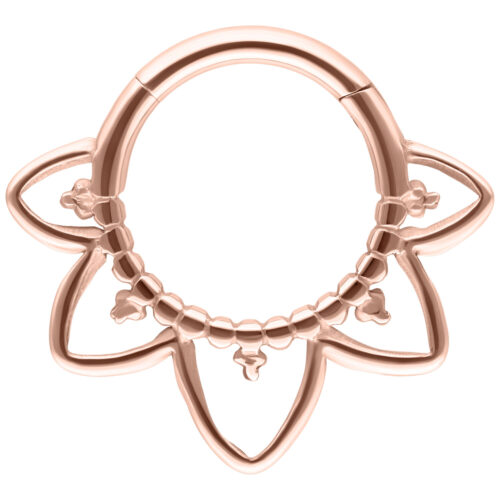 Oriental Septum Clicker - Oro rosa
