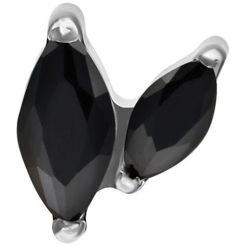 Double Marquise Attachment for Internally Threaded