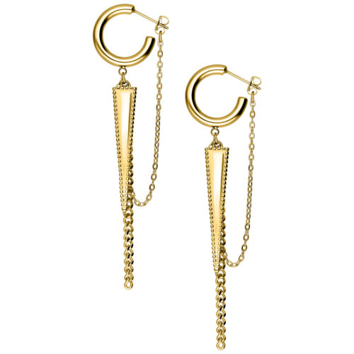 Little rockin´Triangle Earstuds - Oro