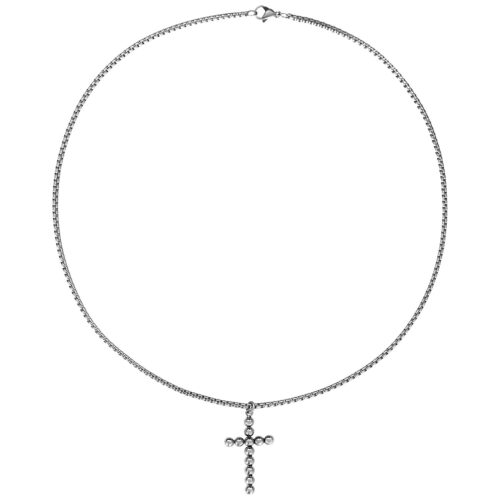 NKlaus Collana In Argento 925 Con Catena A Cordoncino Ritorta Diamantata - Lunghezza 55cm, Larghezza 5,1mm, Peso 17,05g - Gioiello Uomo/Donna