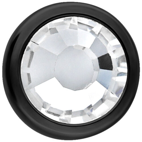Disco Cristallo Push-Fit Titanio per Triple Piercing