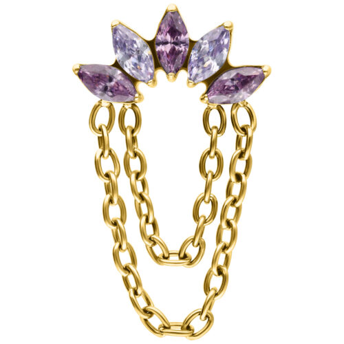 Push Fit Azure Bloom Crystal Attachment