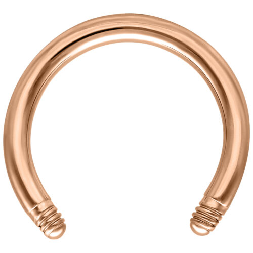 Titan Rosegoldline - Basic Circular Barbell S1,6/L9,0