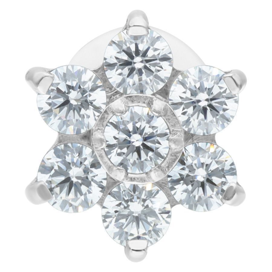 Crystal Flower Screwing Labret Crystal Flower Screwing Labret