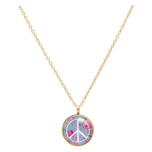 Collana Pace Roses Blue - Oro