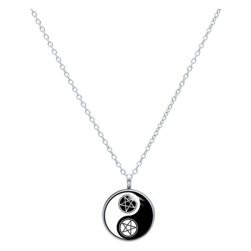 Collana Yin Yang Pentagramma