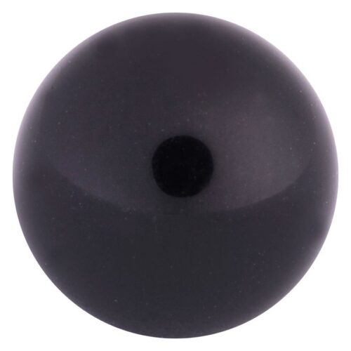 Sfera in pietra con filetto interno in titanio