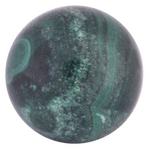 Sfera in pietra con filetto interno in titanio
