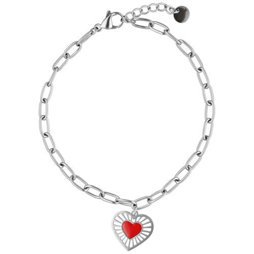 Sacred Heart Bracelet - Argento