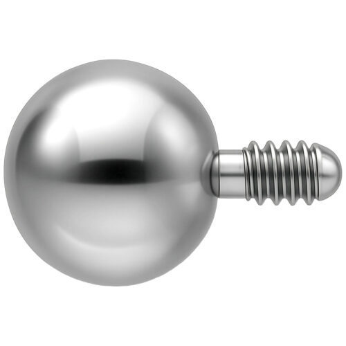 Pallina Per Labret Filettati Internamente Titanio