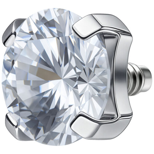 Terminale Prong Set Per Labret Filettati Internamente Titanio