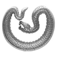 Ear Saddles Silver Snake Ear Saddles Silver Snake