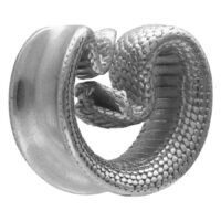 Ear Saddles Silver Snake Ear Saddles Silver Snake