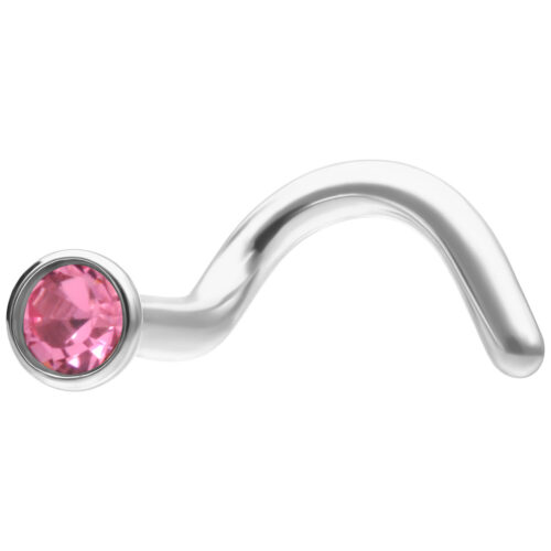 Nostril svasato cristallo in titanio