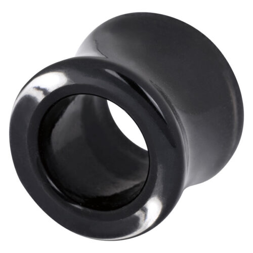 Acrylic Black Clear Round Eyelet