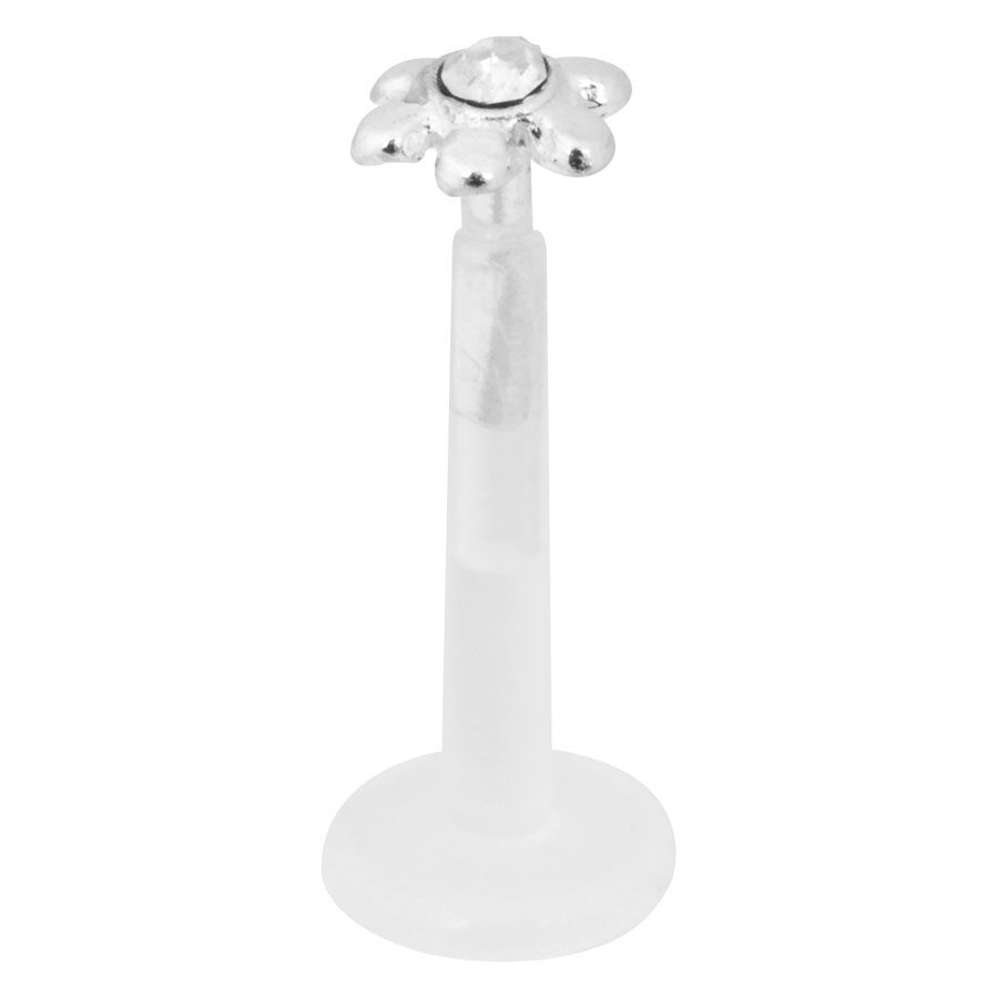 Silver Flower Labret Silver Flower Labret