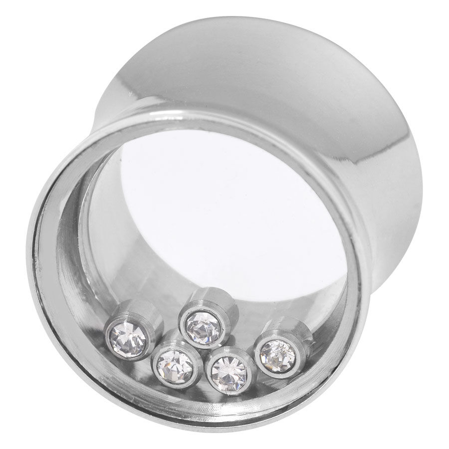 Steel Basicline® Captured Jewel Plug Steel Basicline® Captured Jewel Plug