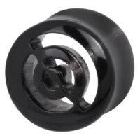 Buffalo Horn Cut Out Circle Plug Buffalo Horn Cut Out Circle Plug