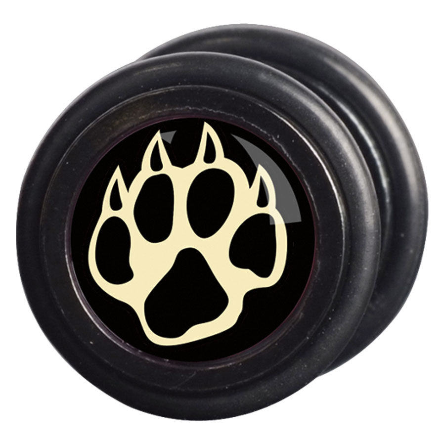 Steel Blackline® - Pawprint left
