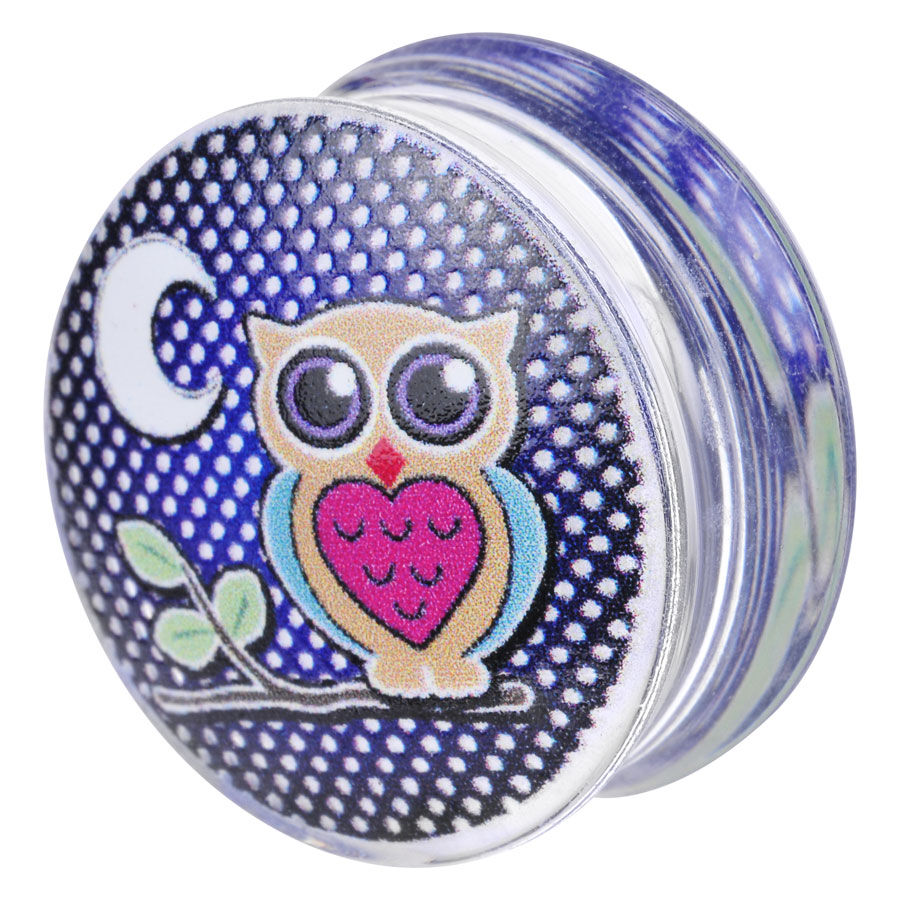 Hand Painted Printing Plug "Night Owl" Hand Painted Printing Plug "Night Owl"