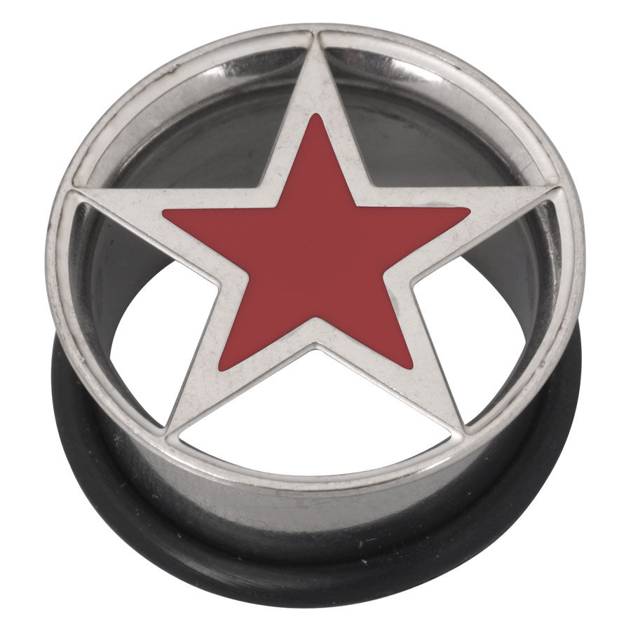 Steel Basicline® Lazer Cut Single Flared Eyelet Red Star Steel Basicline® Lazer Cut Single Flared Eyelet Red Star