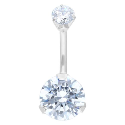 Banana Ombelico Doppio Cristallo Big Acciaio