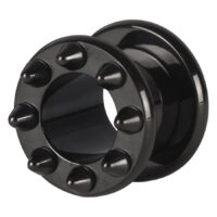 Steel Blackline® Cone Flesh Tunnel Steel Blackline® Cone Flesh Tunnel