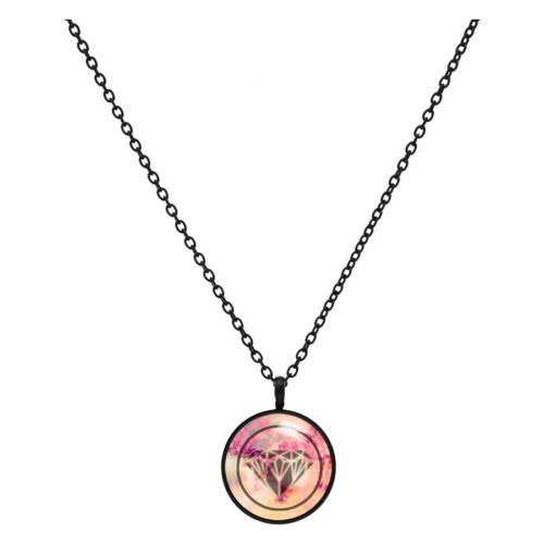 Collana Diamond Black Pink - Nero