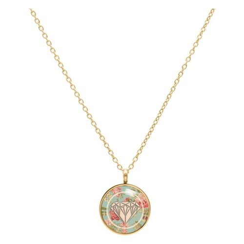 Collana Diamond Rose Menta - Oro