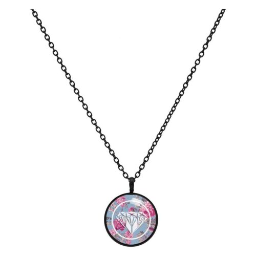 Collana Diamond Rose Blu - Nero