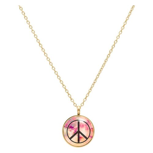 Collana Pace Black Pink - Oro