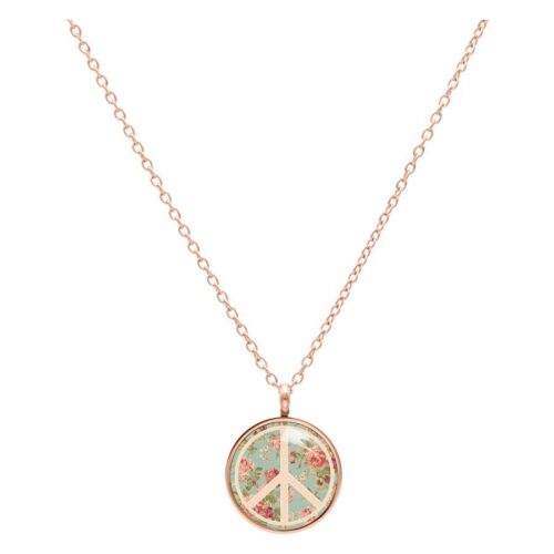Collana Pace Rose Menta - Oro rosa