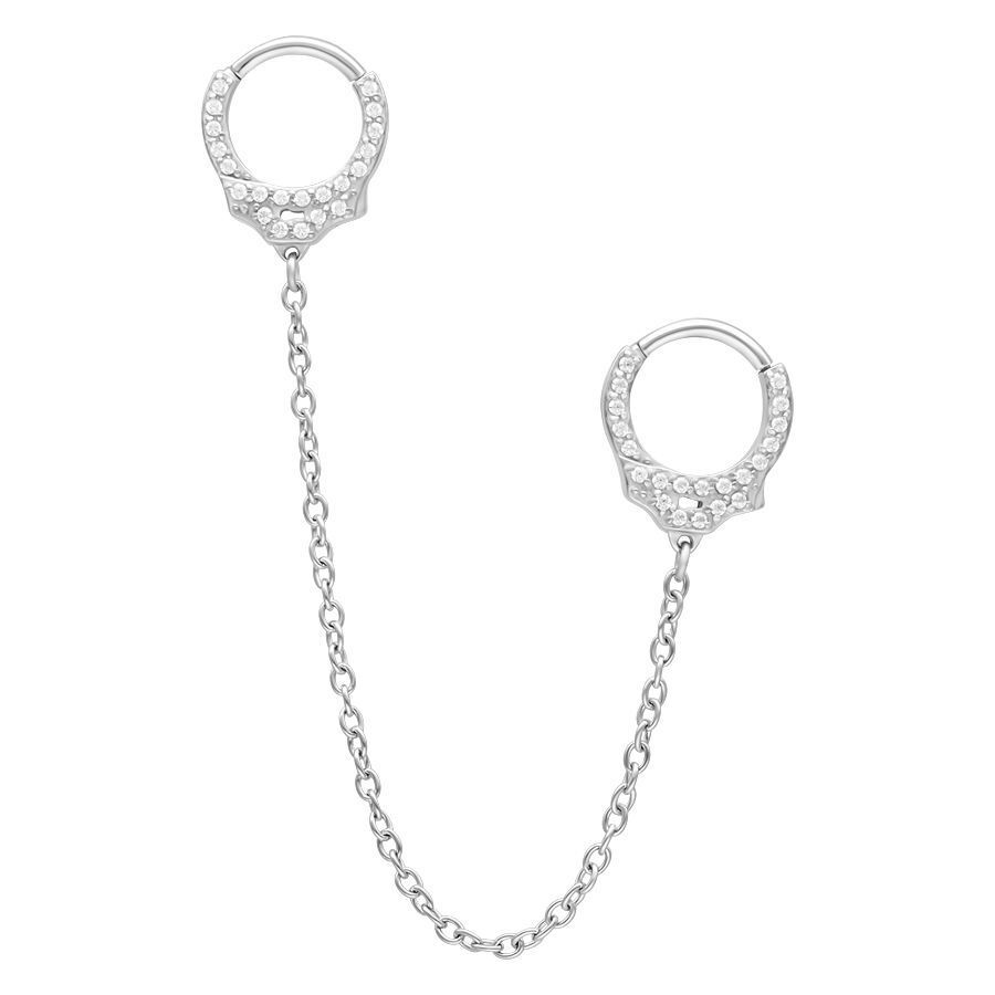 Glitter Cuffs Long Chain Glitter Cuffs Long Chain