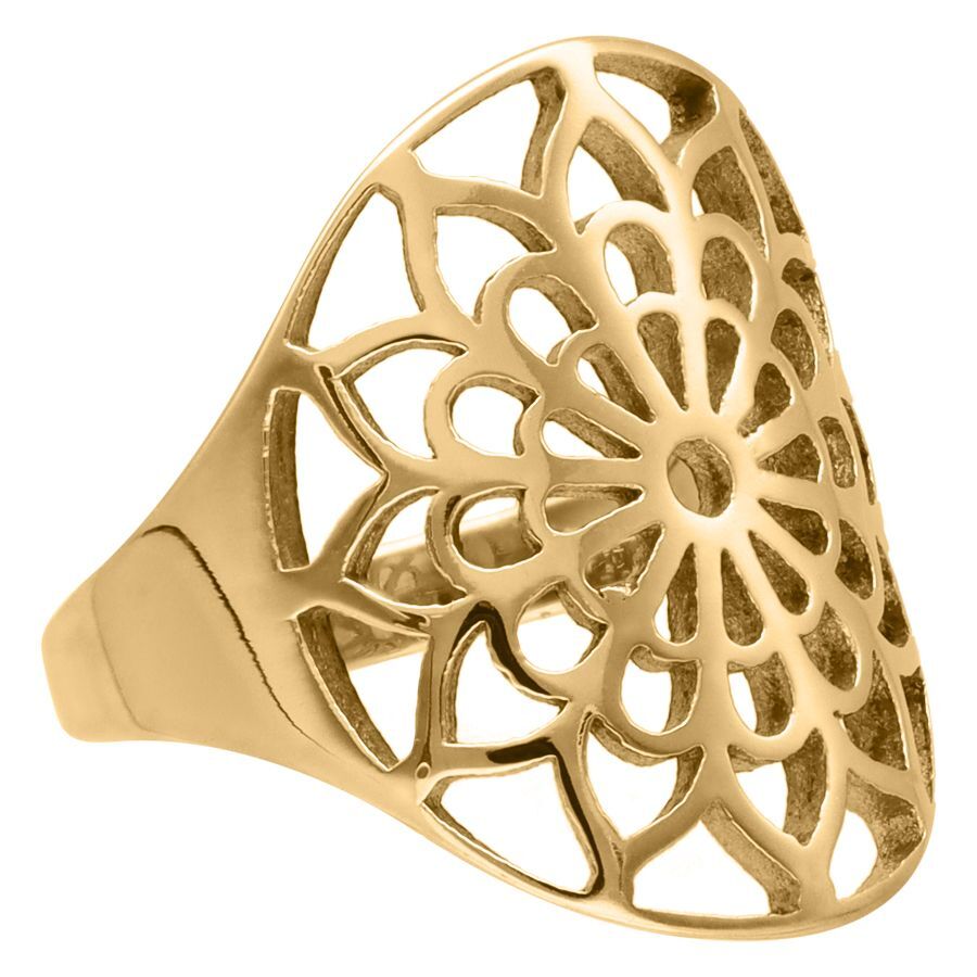 Gold Boho Flower Ring Gold Boho Flower Ring
