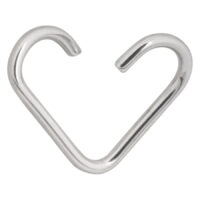 Steel Basicline® Continuous Ring Heart Steel Basicline® Continuous Ring Heart