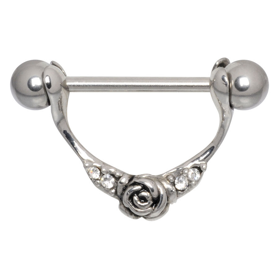Steel Basicline® - Rose Nipple Jewellery S1,6/L14,0 Steel Basicline® - Rose Nipple Jewellery S1,6/L14,0