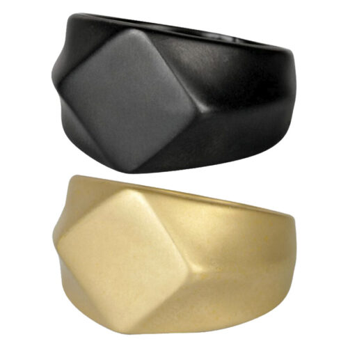 Anello Edges in acciaio