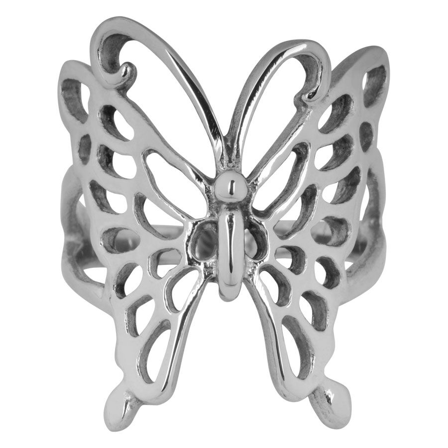 Steel Basicline® Butterfly Ring Steel Basicline® Butterfly Ring
