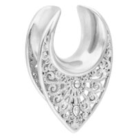 Ear Saddles Silver Oriental Ear Saddles Silver Oriental