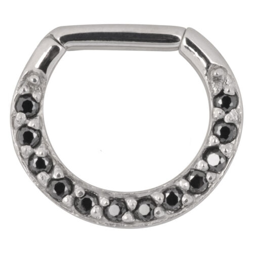 Septum Clicker brillanti in acciaio