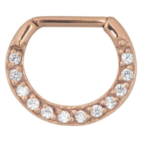 Septum Clicker brillanti in acciaio